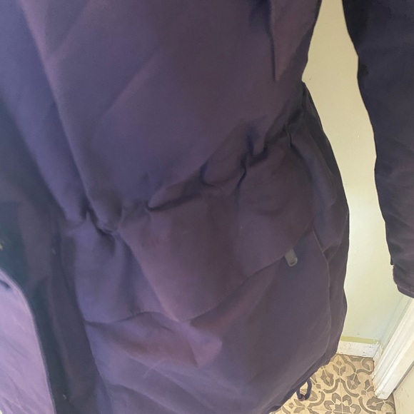 Eddie Bauer Ridge Gore Tex purple goose down hooded jacket - Picture 11 of 12